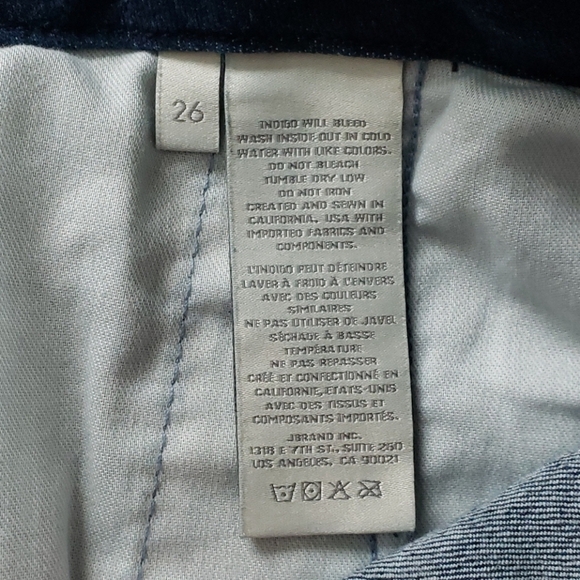 J Brand Jean Natasha High Waisted Gold Button Pencil Skirt NWT Size 26 - Picture 8 of 9